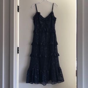 Michael kors Navy Tiered dressed, Size M